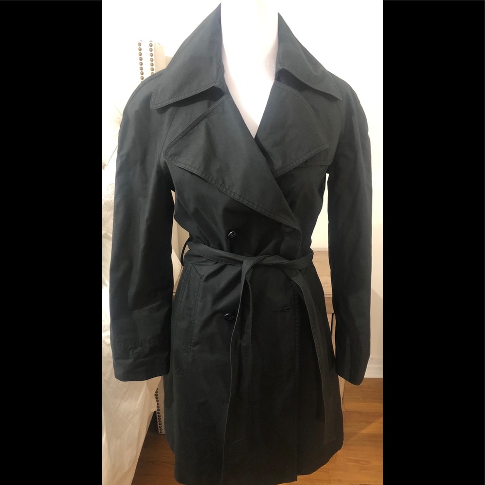 Vintage lined cotton trench coat